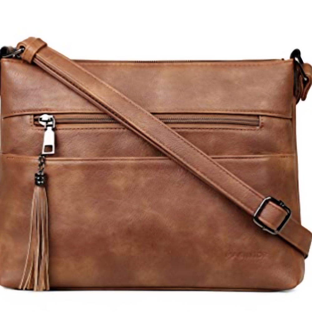 P1 Masintor Crossbody Bag Medium Lightweight With Tassel